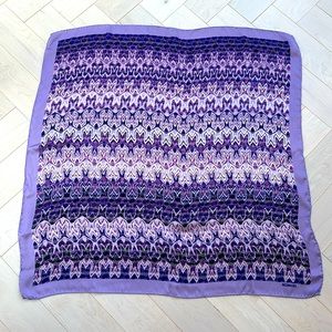 Missoni Silk Scarf, 33.5”x33.5”